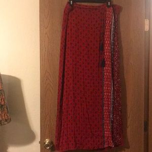 Maurices maxi skirt with side slit